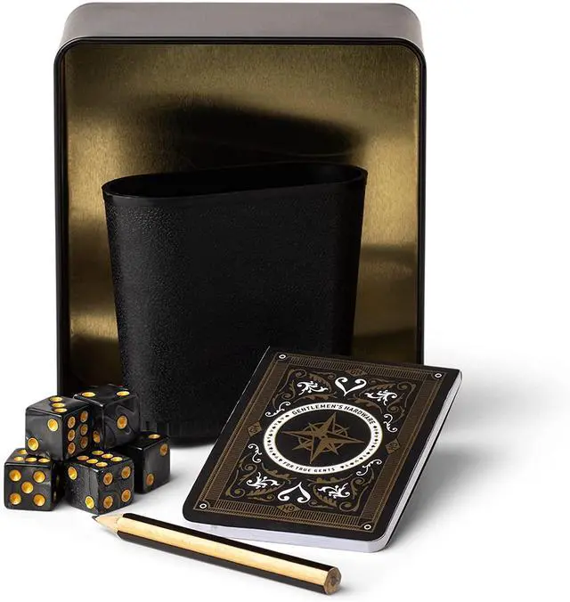 Alt view image 3 of 3 - Gentlemen's Hardware Push Your Luck Dice Game in a Tin Gift, Multicolored