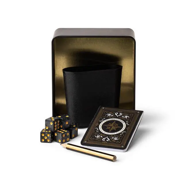 Alt view image 2 of 3 - Gentlemen's Hardware Push Your Luck Dice Game in a Tin Gift, Multicolored