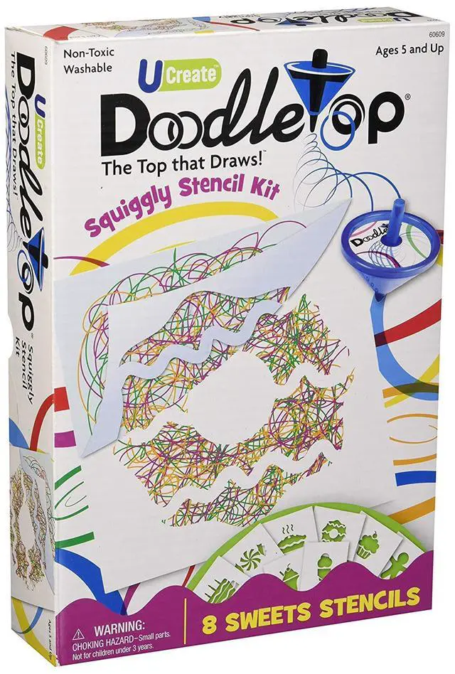 Alt view image 7 of 7 - Doodletop Stencil Kit - Sweets