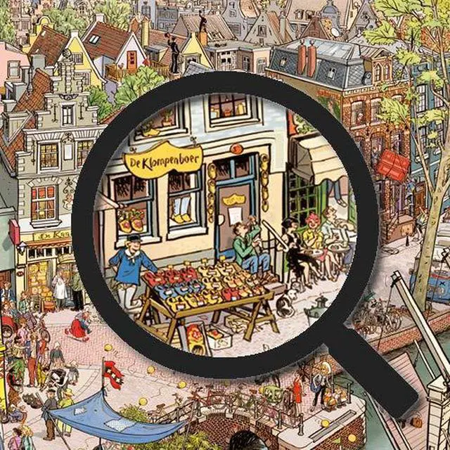 Alt view image 3 of 3 - Heye 29793 "Say Cheese! Gobel/Knorr Triangular Puzzle