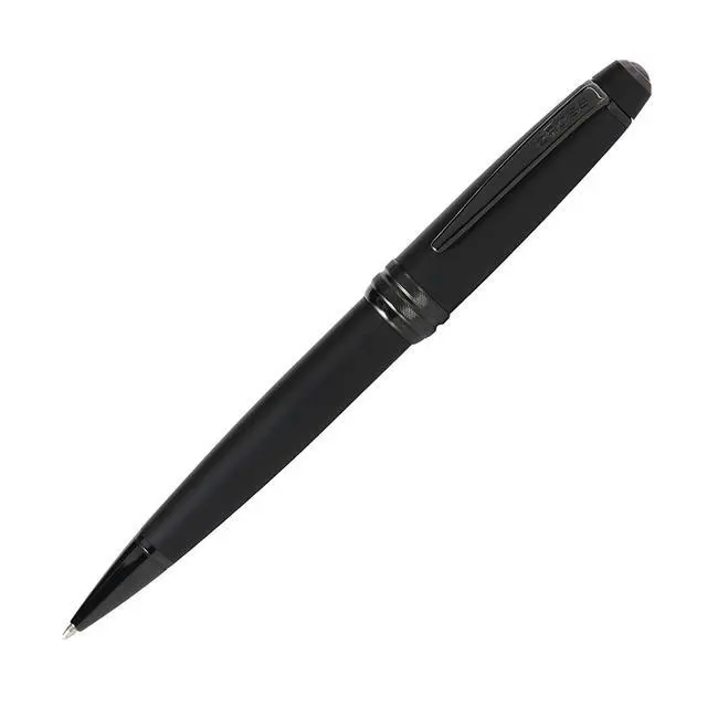 Main image of Cross Bailey Matte Black Lacquer Ballpoint Pen - Refillable Pen for Long-Lasting Use - Smooth Writing - Comfortable Grip - Stylish Distinctive Look - Black Ink - Corporate Gifts