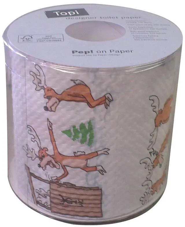Main image of Christmas Designer Toilet Paper Hurry Up!