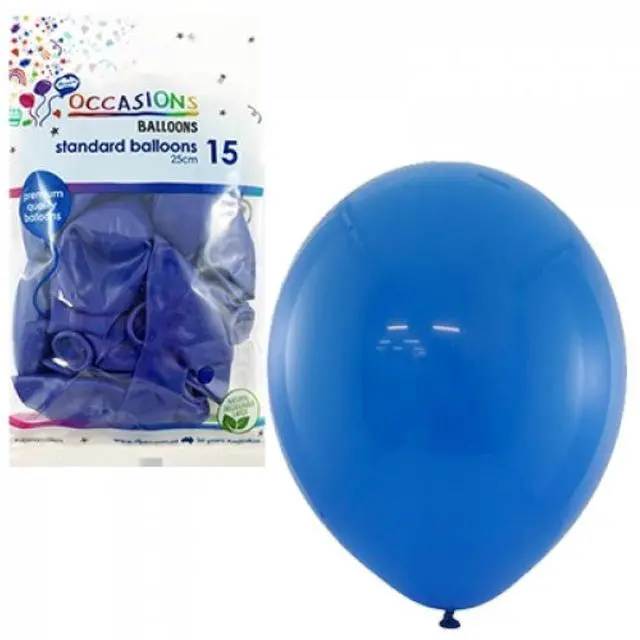 Main image of ALPEN BALLOONS ALPEN 25CM BLUE 15'S