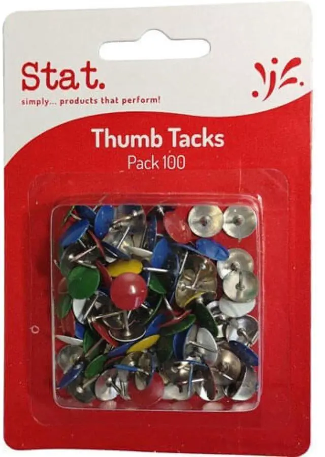 Main image of SOVEREIGN DRAWING PINS SOVEREIGN ASST PK100(EACH)