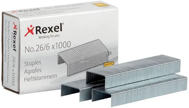 Main image of REXEL STAPLES NO56 6MM PK1000 06131