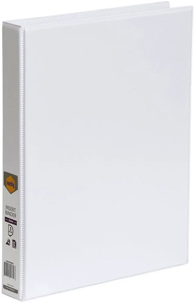 Main image of MARBIG(R) Clearview 5403008B Ring Binder A4 3D 25 mm White