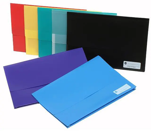 Main image of Marbig 2011001 Polypick Document Wallet Foolscap Blue