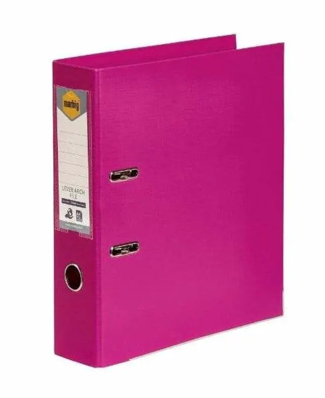 Main image of Marbig 6601009 Lever Arch File PE A4 Pink