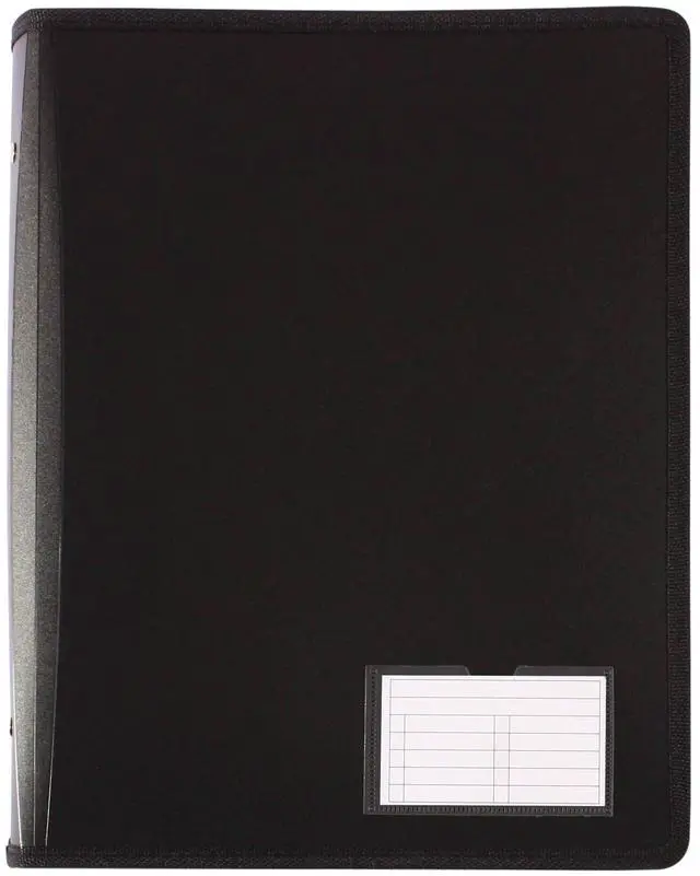 Main image of Bantex, A4 2D Ring 25 mm Folder with Closure, Black