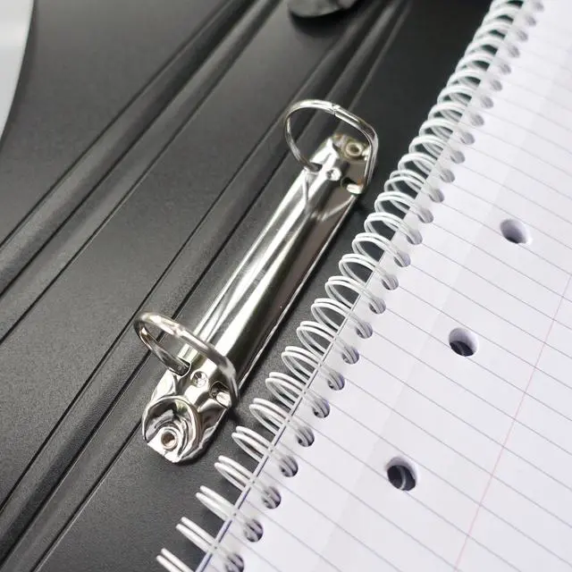 Alt view image 4 of 7 - Bantex, A4 2D Ring 25 mm Folder with Closure, Black