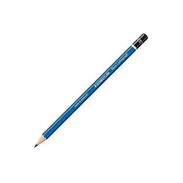 Alt view image 3 of 6 - STAEDTLER Mars Lumograph 2B Graphite Art Drawing Pencil, Medium Soft, Break-Resistant Bonded Lead, 12 Pack, 100-2B (100-2B VE)
