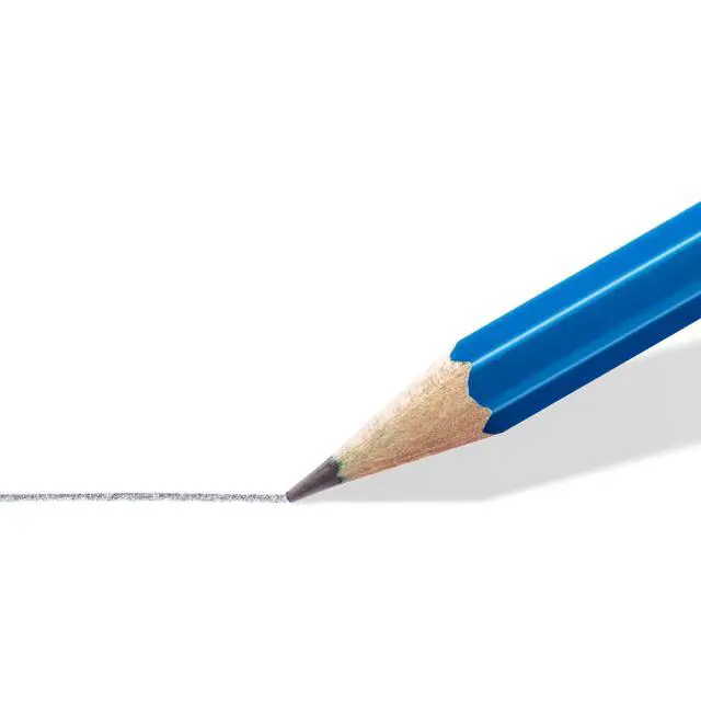 Alt view image 4 of 6 - STAEDTLER Mars Lumograph 2B Graphite Art Drawing Pencil, Medium Soft, Break-Resistant Bonded Lead, 12 Pack, 100-2B (100-2B VE)
