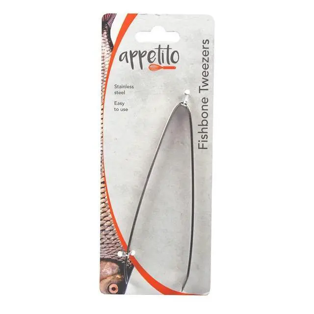 Alt view image 3 of 3 - Appetito Stainless Steel Fish Bone Tweezer