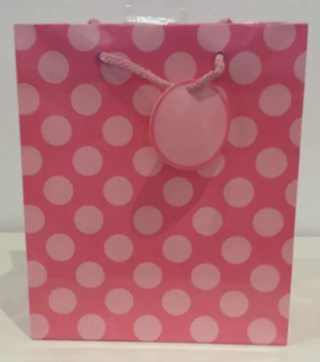 Main image of OZCORP GIFT BAG OZCORP MEDIUM PINK SPOT