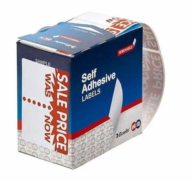 Main image of Quikstik Permanent Sale Price Label 100-Pieces, 44 x 63 mm (100 Pieces)