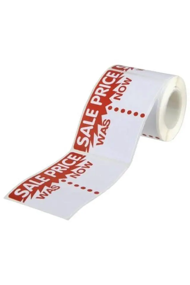 Alt view image 4 of 5 - Quikstik Permanent Sale Price Label 100-Pieces, 44 x 63 mm (100 Pieces)