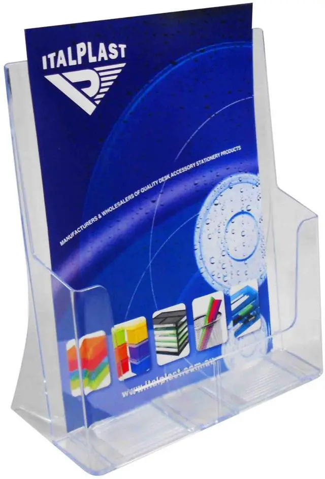 Main image of Italplast A4 Single Brochure Holder, Clear
