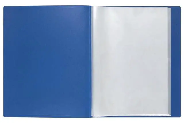 Alt view image 3 of 4 - Marbig A4 20 Pages Non-Refillable Display Book with Insert Cover, Blue