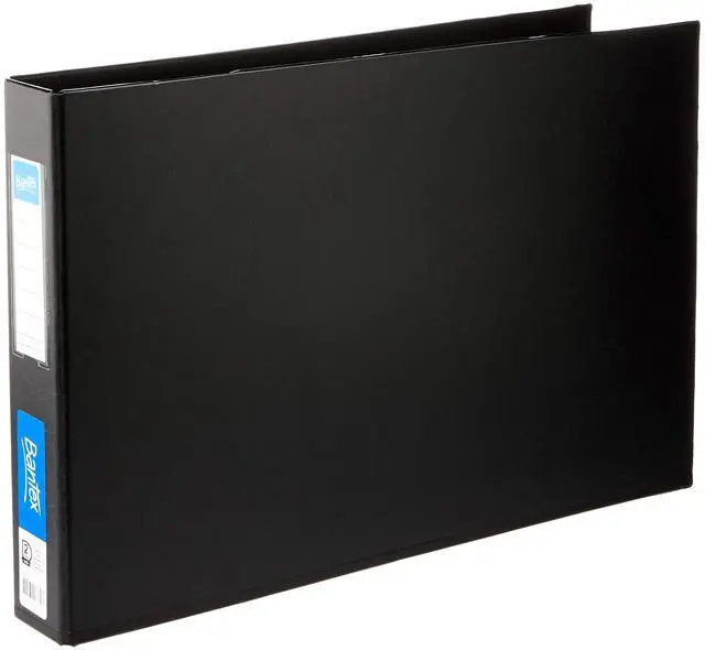 Main image of Bantex, Ring Binder, Landscape, A3, 2D Ring, 38mm, Black