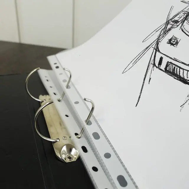 Alt view image 4 of 7 - Bantex, Ring Binder, Landscape, A3, 2D Ring, 38mm, Black