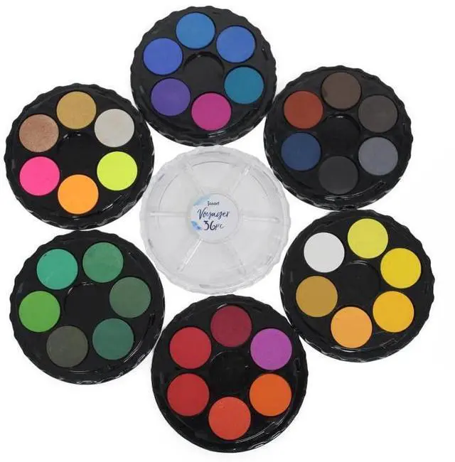 Main image of Jasart Voyager Watercolour Discs (36 Pieces Set)