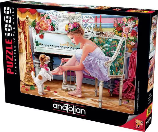 Alt view image 2 of 6 - Anatolian Puzzle - Ballerina and her Puppy, 1000 Piece Jigsaw Puzzle, #1115