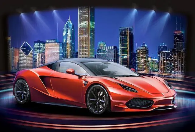 Alt view image 2 of 7 - CASTORLAND 1000 Piece Jigsaw Puzzles, Arrinera Hussarya 33, Sport car, Mobility, Fast car, Adult Puzzle, Castorland C-104024-2