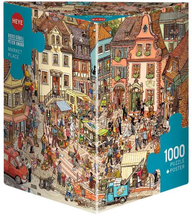 Main image of Heye HY29884 Puzzles-Triangular, 1000 Pc-Market Place