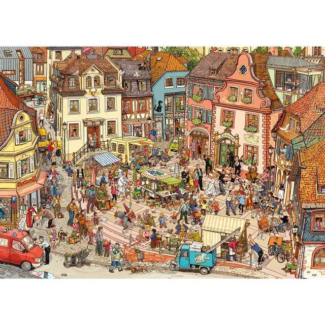Alt view image 2 of 3 - Heye HY29884 Puzzles-Triangular, 1000 Pc-Market Place