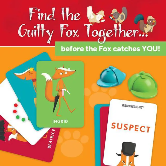 Alt view image 4 of 7 - OUTFOXED, A CLASSIC WHO DUNNIT GAME FOR PRESCHOOLERS, 4 players