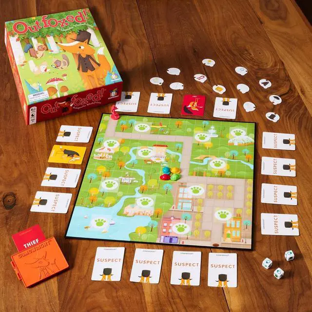 Alt view image 7 of 7 - OUTFOXED, A CLASSIC WHO DUNNIT GAME FOR PRESCHOOLERS, 4 players