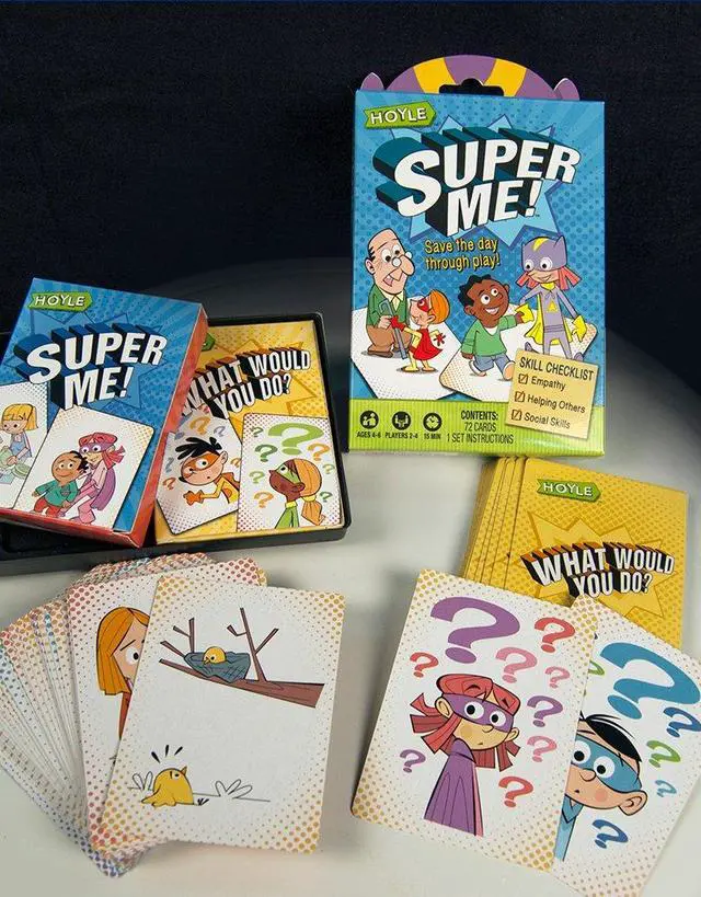 Alt view image 4 of 5 - HOYLE Super Me - Children's Card Game Teaching Social Skills - Ages 4-6