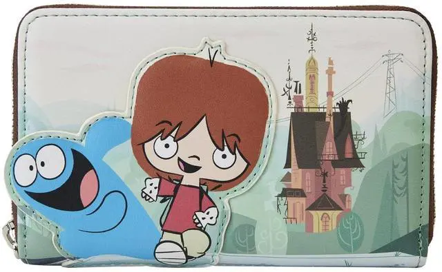 Main image of Loungefly Cartoon Network Foster's Home For Imaginary Friends Mac and Blue Zip-Around Wallet