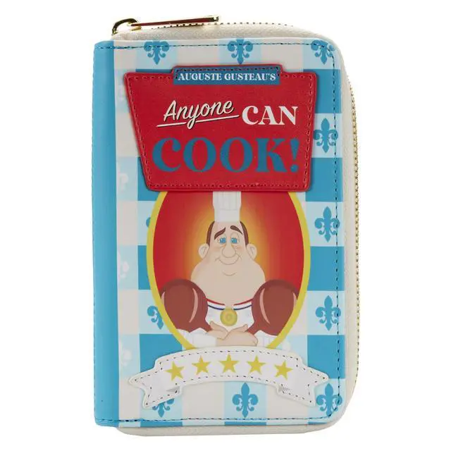 Alt view image 2 of 3 - Loungefly Disney Pixar Ratatouille 15th Anniversary Cook Book Zip Around Wallet