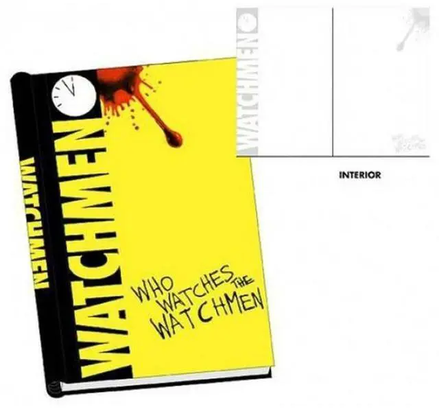 Main image of NECA Watchmen Movie Who Watches the Watchmen Hard Cover Journal