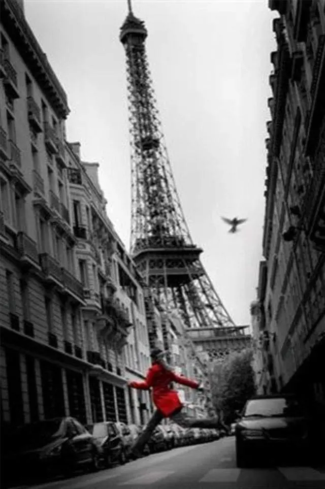 Main image of Poster La Veste Rouge Paris