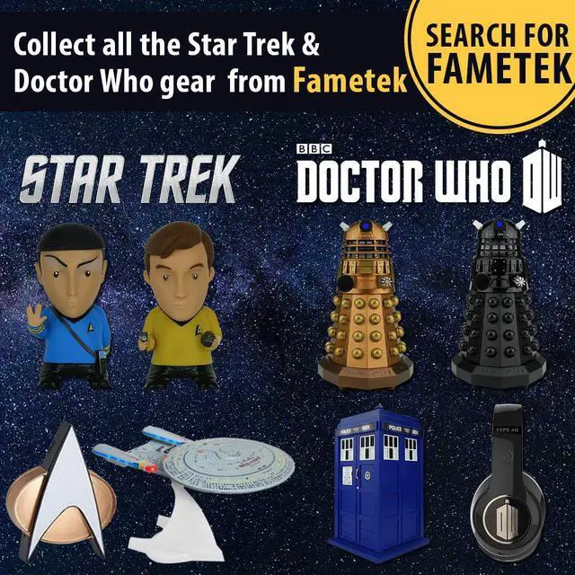 Alt view image 4 of 7 - Fametek Star Trek Mr. Spock 6-Inch Mobile Wireless Bluetooth Speaker w/ 9 Quotes