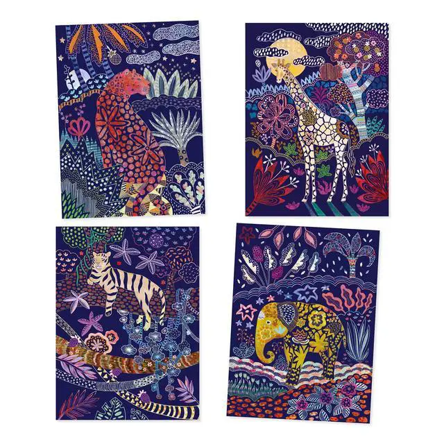 Alt view image 3 of 4 - DJECO Lush Nature Scratch Cards, Multicolor