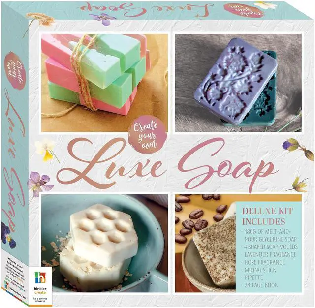 Main image of Create Your Own Luxe Soap Deluxe Essentials Kit - Soap Kit -Hobbies -Soap Making - Gift - DIY Soap Making Kit - Home Soap Making - Spa Kit
