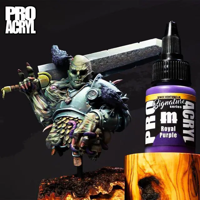 Alt view image 5 of 7 - Monument Hobbies PRO Acryl 22ml Acrylic Paint Set - Miniature Paint for Wargames - Non Toxic Acrylic Paint Compatible with Both Brush and Airbrush Painting Techniques - Ninjon Series