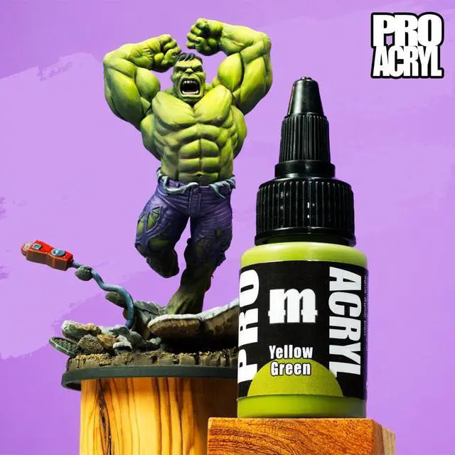Alt view image 6 of 7 - Monument Hobbies PRO Acryl 22ml Acrylic Paint Set - Miniature Paint for Wargames - Non Toxic Acrylic Paint Compatible with Both Brush and Airbrush Painting Techniques - Ninjon Series