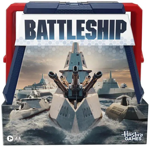 Main image of Hasbro Gaming Battleship Classic Board Game, Strategy Game for Kids Ages 7 and Up, Fun Kids Game for 2 Players, Multicolor