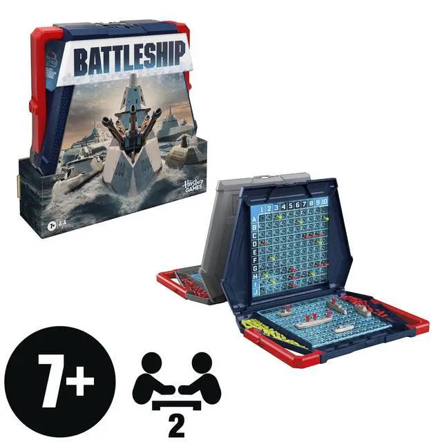 Alt view image 2 of 7 - Hasbro Gaming Battleship Classic Board Game, Strategy Game for Kids Ages 7 and Up, Fun Kids Game for 2 Players, Multicolor