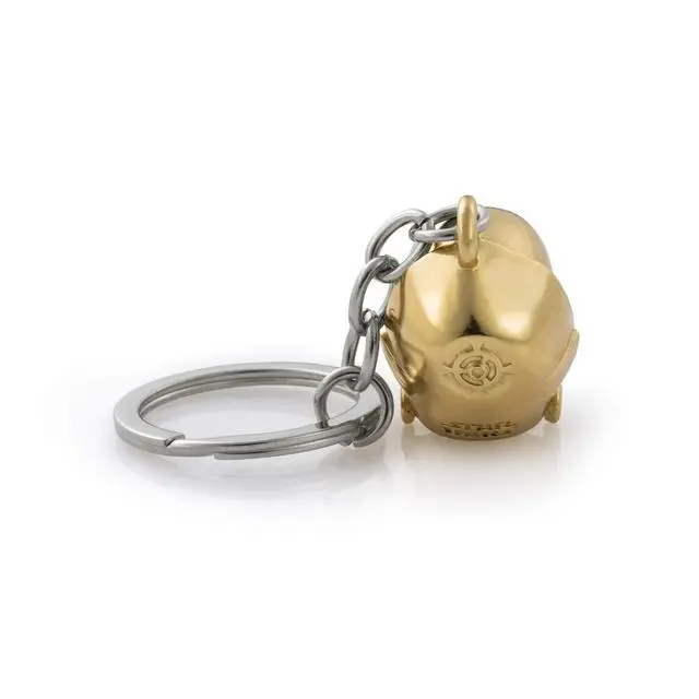 Alt view image 3 of 5 - Royal Selangor Hand Finished Star Wars Collection Pewter C-3PO 24K Gold Plated Keychain Gift