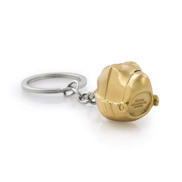 Alt view image 5 of 5 - Royal Selangor Hand Finished Star Wars Collection Pewter C-3PO 24K Gold Plated Keychain Gift