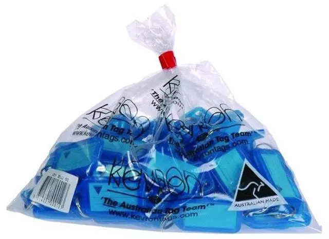 Main image of KEVRON ID5-50 Single Colour Click Tag - Blue