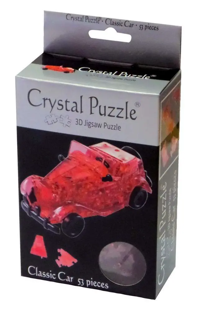Alt view image 3 of 3 - Funtime Crystal Puzzle - Vintage Car - Red BV5860-Red