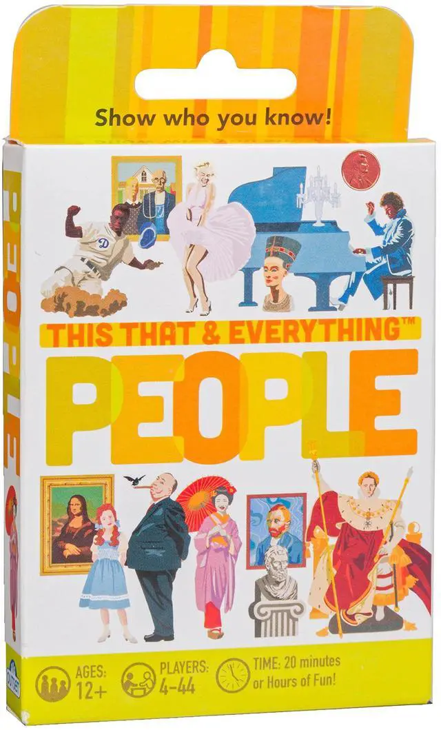 Main image of Outset Media This that and Everything: People Travel Sized Trivia Party Game for 4 or More Players Ages 12 and up