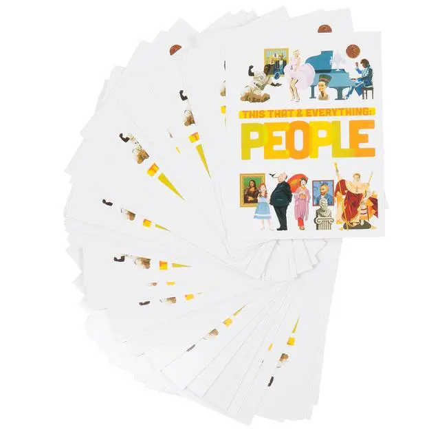 Alt view image 3 of 5 - Outset Media This that and Everything: People Travel Sized Trivia Party Game for 4 or More Players Ages 12 and up
