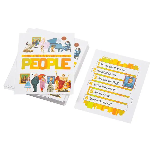 Alt view image 4 of 5 - Outset Media This that and Everything: People Travel Sized Trivia Party Game for 4 or More Players Ages 12 and up